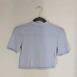 Blue Crop Top